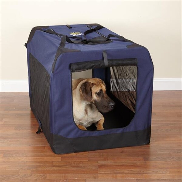 Pet Pals Pet Pals ZA411 36 Guardian Gear Soft Crate Med Royal Blue S - ZA411 36