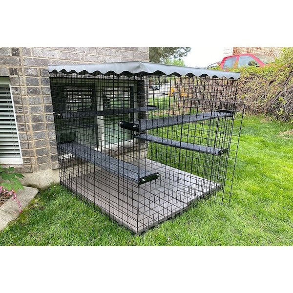 K9 Kennel Store 48in X 48in X 46in Outdoor Catio Enclosures - 48X48X46-OCE