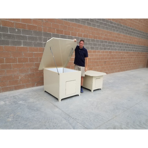 K9 Kennel Store XXL Heavy Duty Powdercoated Metal Large Breed Dog House Den - DENXXL-PC