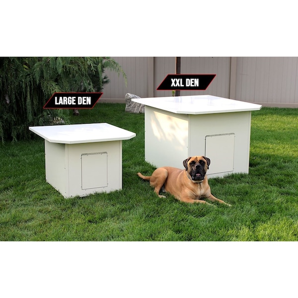 K9 Kennel Store XXL Heavy Duty Powdercoated Metal Large Breed Dog House Den - DENXXL-PC