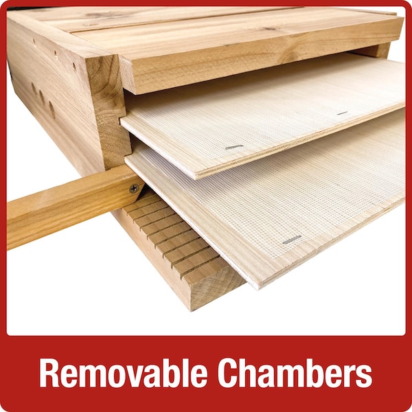 Natures Way Nature's Way Cedar Series 20.5 in. H X 5 in. W X 12 in. L Cedar Bat House - CWH6