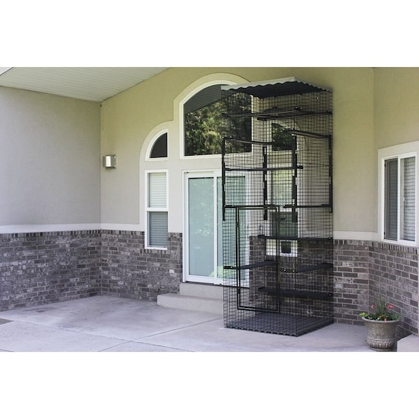 K9 Kennel Store 48in X 48in X 144in Outdoor Catio Enclosure - 48X48X144-OCE