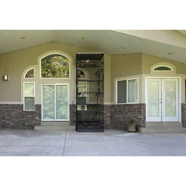 K9 Kennel Store 48in X 48in X 144in Outdoor Catio Enclosure - 48X48X144-OCE