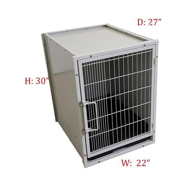 K9 Kennel Store 6 or 8 Unit Modular Powder Coated Cage Bank - KA-505L-AZGP, KA-505M-AZGP