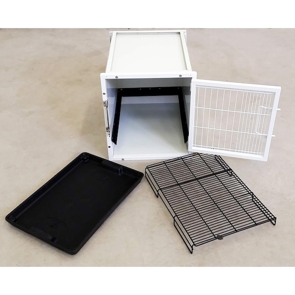 K9 Kennel Store 6 or 8 Unit Modular Powder Coated Cage Bank - KA-505L-AZGP, KA-505M-AZGP