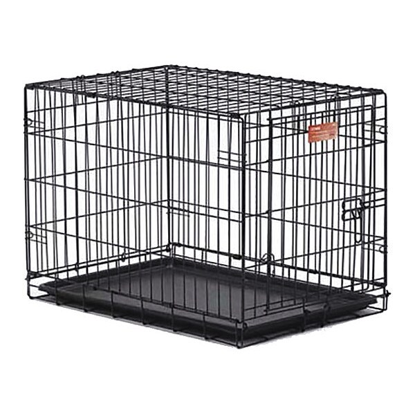 Midwest Dog Single Door i-Crate Black 30" x 19" x 21" - I-1530