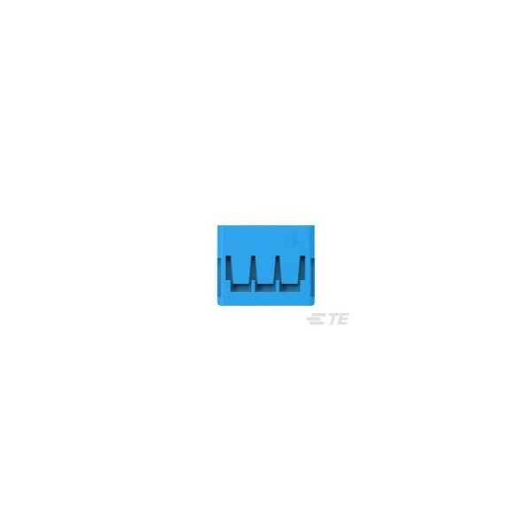 Te Connectivity Board Connector, 3 Contact(S), 1 Row(S), Female, Crimp Terminal, Blue Insulator, Receptacle - 2-179228-3