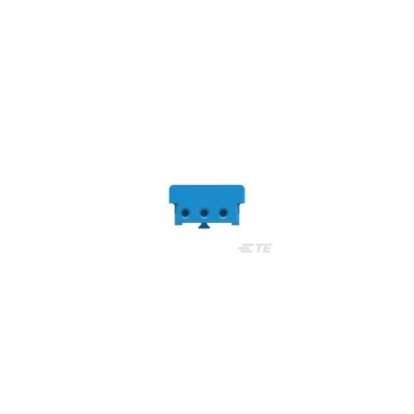 Te Connectivity Board Connector, 3 Contact(S), 1 Row(S), Female, Crimp Terminal, Blue Insulator, Receptacle - 2-179228-3