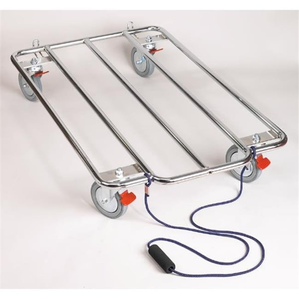 Pet Pals Pet Pals ZW71021 ProSelect Kennel Kart Chrome with Wheels S - ZW71021