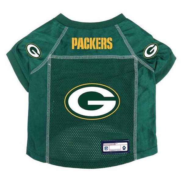 Little Earth Green Bay Packers Pet Jersey Size XS - 8669987612