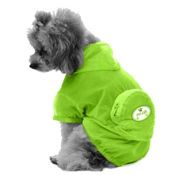 Petpurifiers Ultimate Waterproof Thunder-Paw Adjustable Travel Dog Raincoat, Small - PE486401
