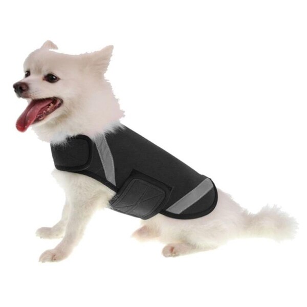 Petpurifiers Extreme Neoprene Multi-Purpose Protective Shell Dog Coat, Black - Small - PE117188