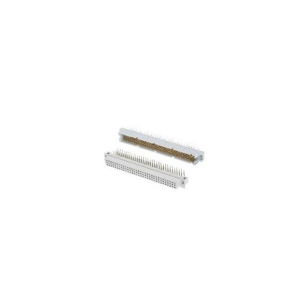 Fci Board Euro Connector, 96 Contact(S), 3 Row(S), Female, Right Angle, 0.1 Inch Pitch, Solder - 86093968813765V1LF