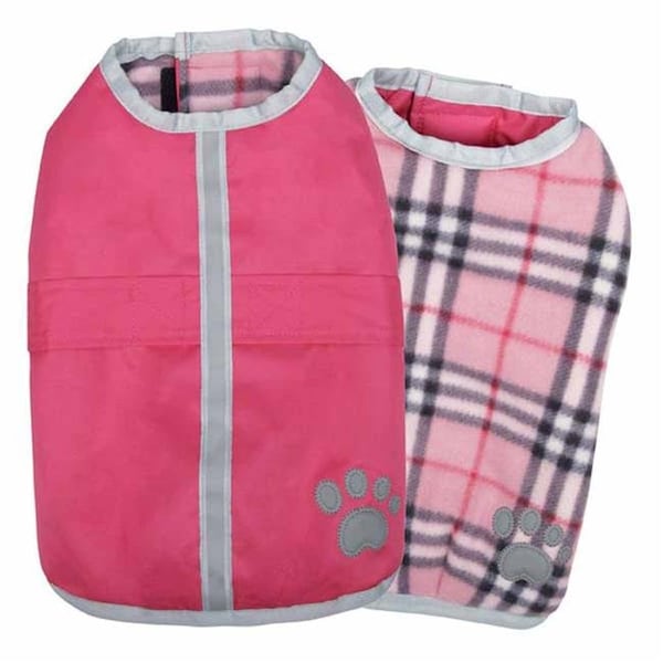 Zack & Zoe Zack & Zoey UM210 10 75 NorEaster Dog Blanket Coat; Pink - Extra Small - UM210 10 75