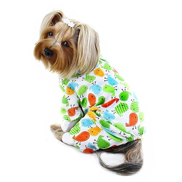 Klippo Pet Early Birdies Knit Cotton Pajamas EXtra Large - KBD077XL