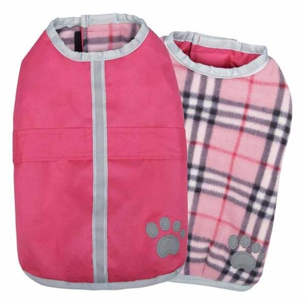 Zack & Zoe Zack & Zoey UM210 30 75 NorEaster Dog Blanket Coat; Pink - 2XL - UM210 30 75