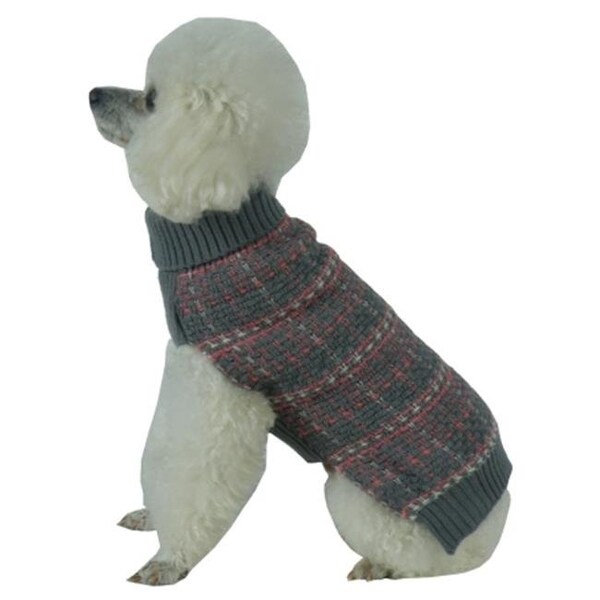 Petpurifiers Vintage Symphony Static Fashion Knitted Dog Sweater; Medium - PE484743