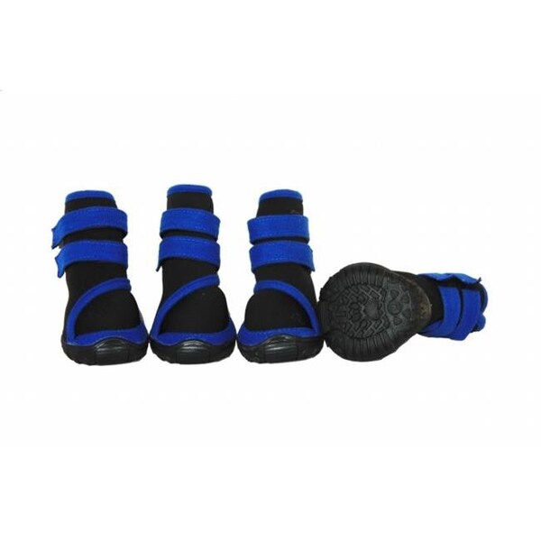 Pet Life Llc Pet Life LLC F26BLXS Performance-Coned Premium Stretch Supportive Pet Shoes - Set Of 4 - F26BLXS