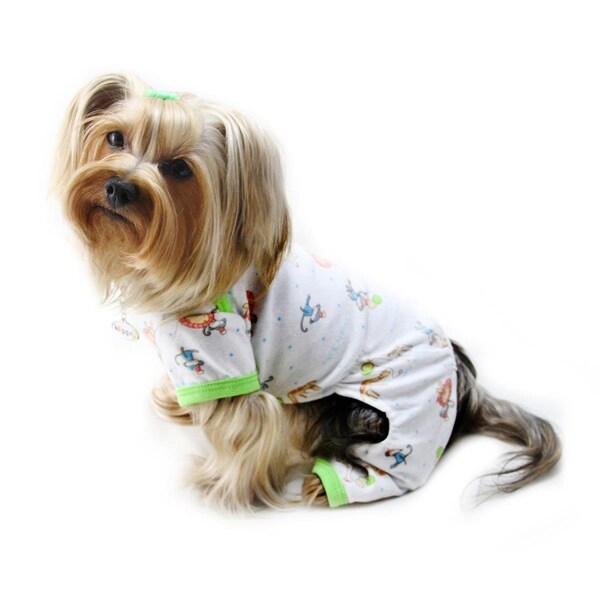 Klippo Pet Party Animals Knit Cotton Pajamas Extra Large - KBD079XL
