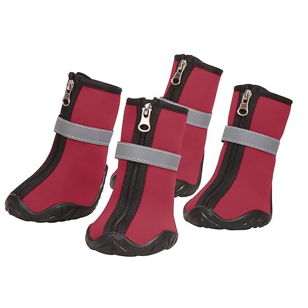 Petpalace Therma Pet Neoprene Boots, Red - Small - PE2640873