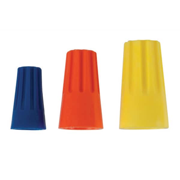 The Best Connection 10 Piece 22-14 Blue Twist Connector - 72H