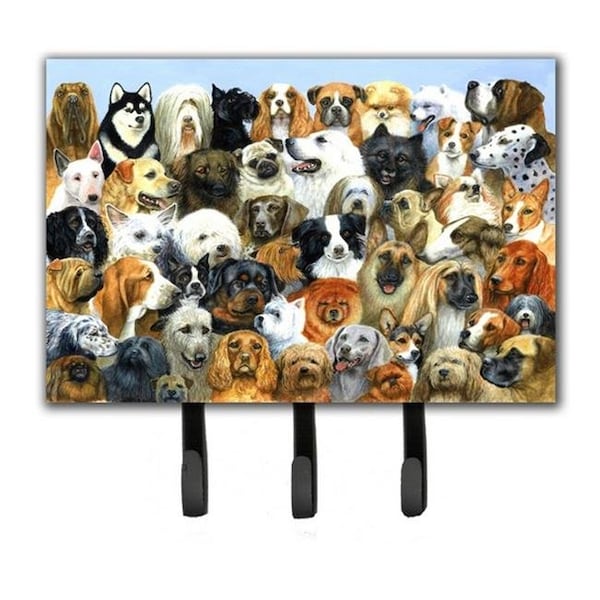 Carolines Treasures Carolines Treasures BDBA0441TH68 Fifty One Dogs Leash or Key Holder - BDBA0441TH68