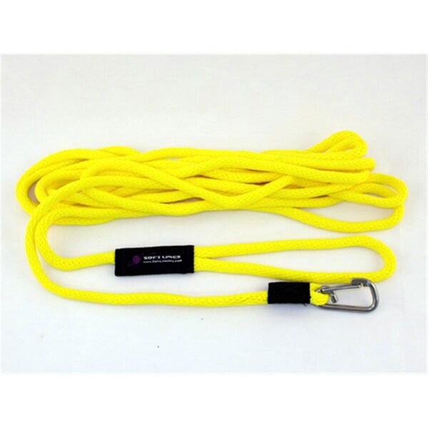 Soft Lines Floating Dog Swim Snap Leashes 0.37 In. Diameter By 40 Ft. - Yellow - SO456506
