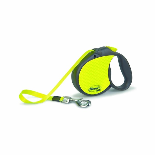 Flexi Flexi Neon Yellow Retractable Plastic Dog Leash Large - PNG.266.S NEO15