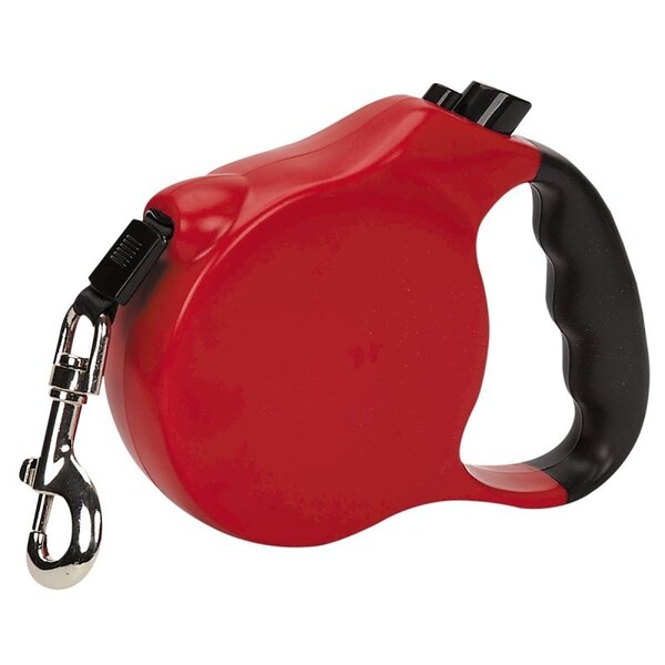Casual Canine Belt Retractable Lead, 20 ft L, Red, Fastening Method: Snap Hook, XL Breed - 11613 20 83