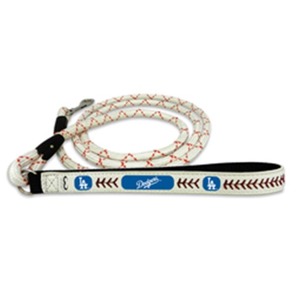 Caseys Los Angeles Dodgers Pet Leash Leather Chain Baseball Size Medium - 4421405594