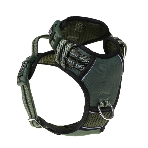 Doog Dog Harness, Green, XL - HARTECHGREEN-XL