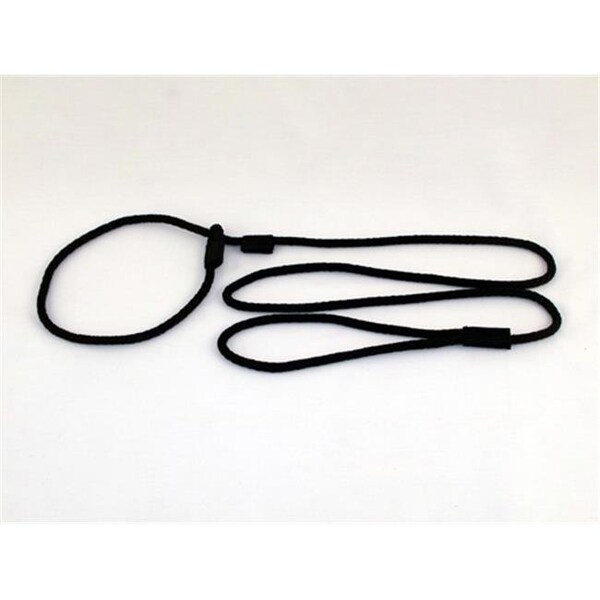 Soft Lines Soft Lines P20406BLACK Small Dog Slip Leash 0.25 In. Diameter By 6 Ft. - Black - P20406BLACK