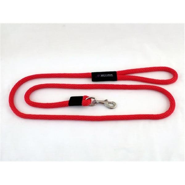 Soft Lines Soft Lines P11010RED Dog Snap Leash 0.62 In. Diameter By 10 Ft. - Red - P11010RED