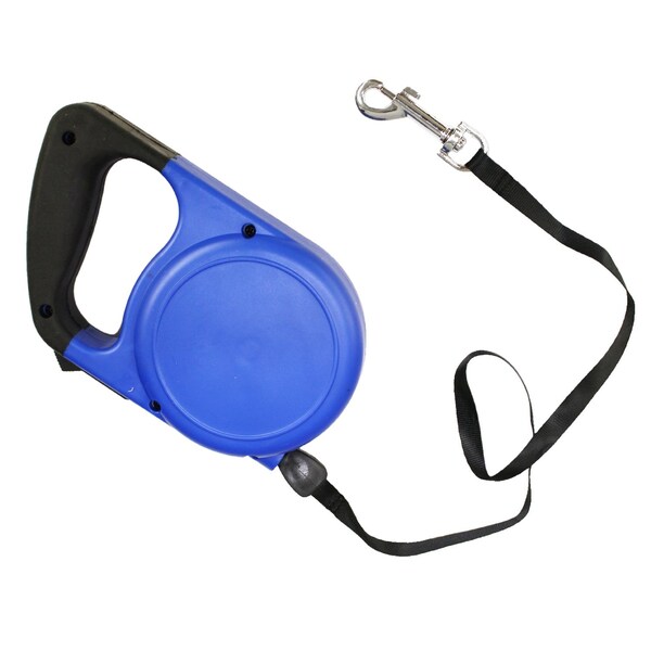 Pdq PDQ Black Retractable Lead Cotton/Nylon Dog Retractable Leash Small - 11436