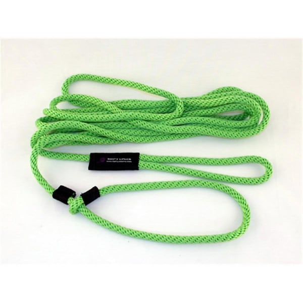 Soft Lines Floating Dog Swim Slip Leashes 0.5 In. Diameter By 20 Ft. - Lime Green - SO456553
