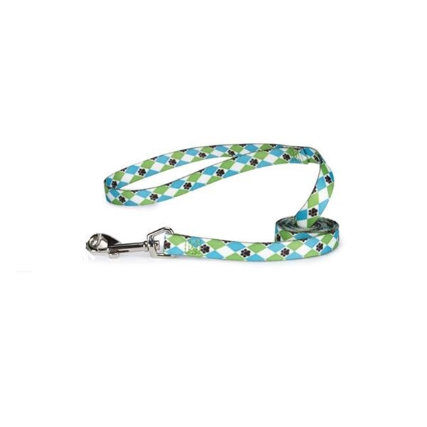 Pet Pals CC Pooch Patterns Ld 6 Ft x 1 In Blue Argyle P - ZA1548 66 84