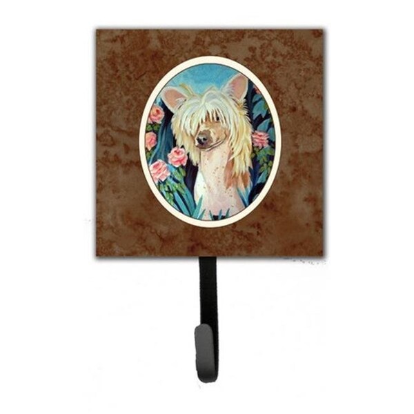Carolines Treasures Carolines Treasures 7087SH4 Chinese Crested Leash or Key Holder; 6 x 1.25 x 4.25 in. - 7087SH4