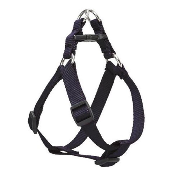 Petpalace 5 in. Black 12 in. - 18 in. Step in Dog Harness - PE1664982