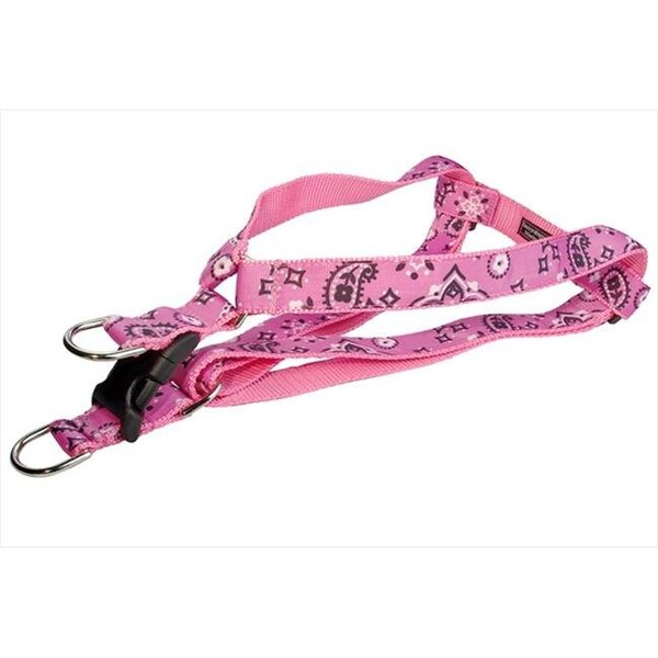 Sassy Dog Wear Sassy Dog Wear BANDANA PINK2-H Bandana Dog Harness; Pink - Small - BANDANA PINK2-H