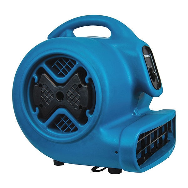 Xpower Air Mover, 1/2 HP, 2980 CFM, 5 Amps, 4 Positions, 3 Speeds - P-630