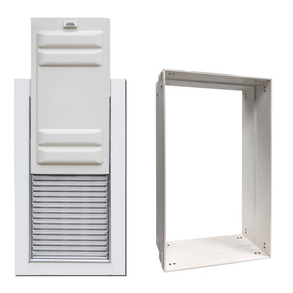 High Tech Pet Armor Flex Extreme Weather Magnetic Closure System Pet Door, LG - AF2-LW