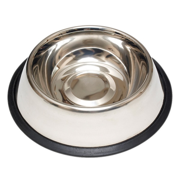 Hilo Hilo Silver Plain Stainless Steel 32 oz Pet Dish For Dog - 57632