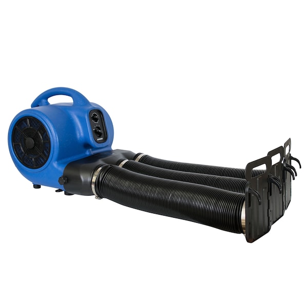 Xpower Mutli-Cage Dryer W/ Multi Cage Drying Kit, 1/3 HP, 2000 CFM, 3.8 Amps, 3 Speed - X-430TF-MDK