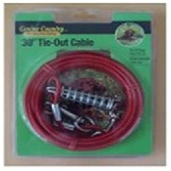 Peticare Products  30 ft. Pet Expert Heavy Weight Dog Tie Out - PE843620
