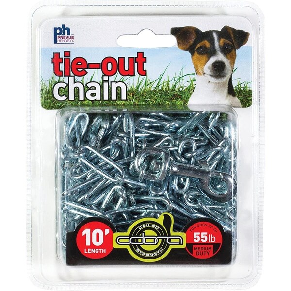 Prevue Pet Products 10 ft. Medium Duty Tie-Out Chain, Steel - PP-2113