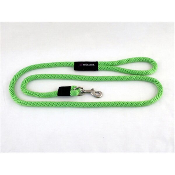 Soft Lines Dog Snap Leash 0.37 In. Diameter By 6 Ft. - Lime Green - SO456404