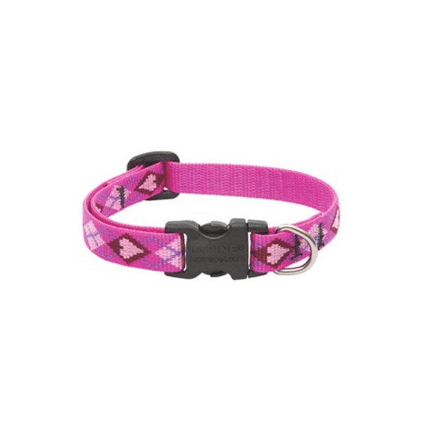 Lupine Adjustable Collar Original Designs Multicolor Puppy Love Nylon Dog Multicolor - 14235