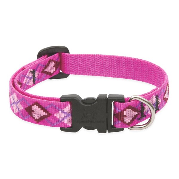 Lupine Adjustable Collar Original Designs Multicolor Puppy Love Nylon Dog Multicolor - 14235