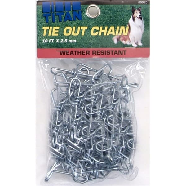 Coastal Pet Titan Twisted Link Tie Out Chain 2.5 mm 15' - 2557-15