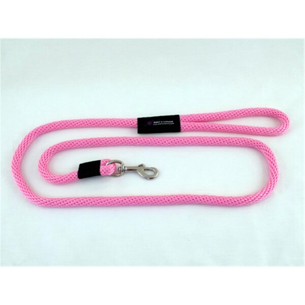 Soft Lines Dog Snap Leash 0.37 In. Diameter By 8 Ft. - Hot Pink - P10608HOTPINK